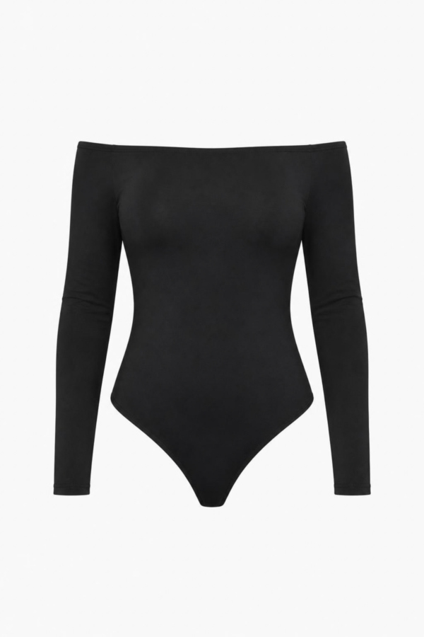 Body Manga Larga Escote Bardot Esencial